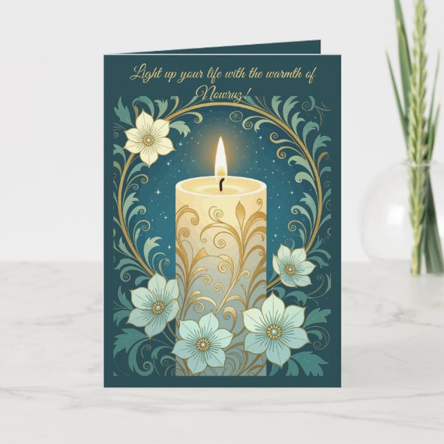 Sham Candles for Haft-Sin Guiding Light  Card (Front)