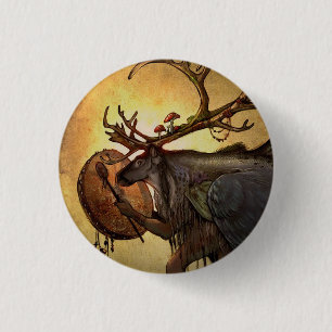 shaman 1 inch round button