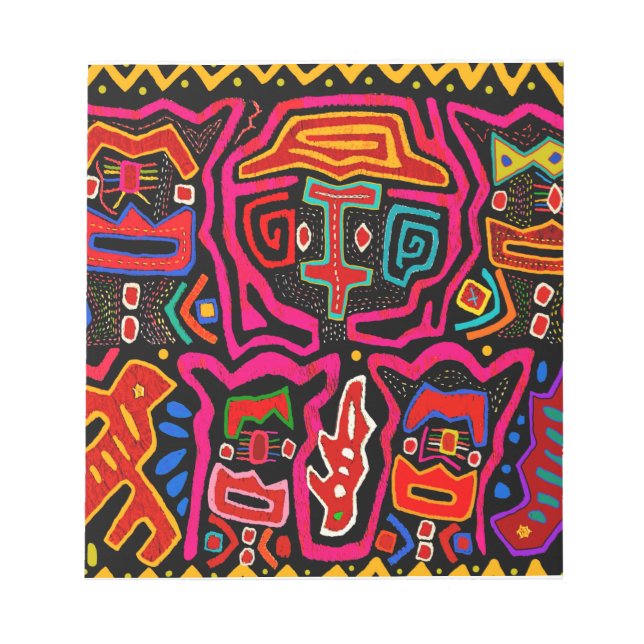 Shaman Demon Spirits and Dreams Notepad (Front)