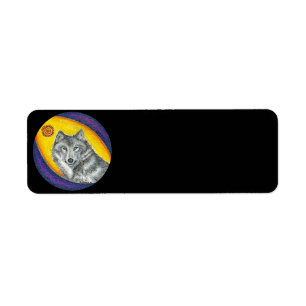 Shaman Healing Wolf (black)