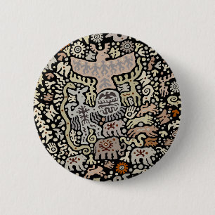 Shaman Peyote Ritual 2 Inch Round Button