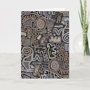 Shaman Peyote Serpent Ritual Spirits Card