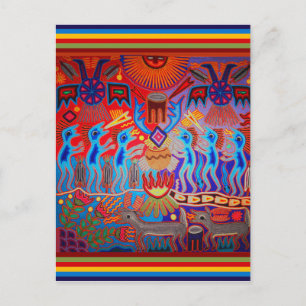 Shaman Ritual Huichol Postcard