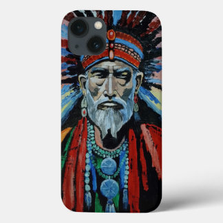 shaman, sorcerer, protector, amulet, grandfather iPhone 13 case