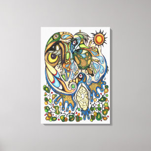 Shaman Spirit:  Dream of the Thunderbird (NORTH) Canvas Print