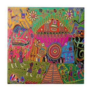 Shaman Village Spirits Tile