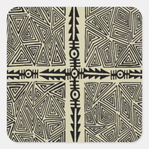 Shaman VooDoo Map Square Sticker