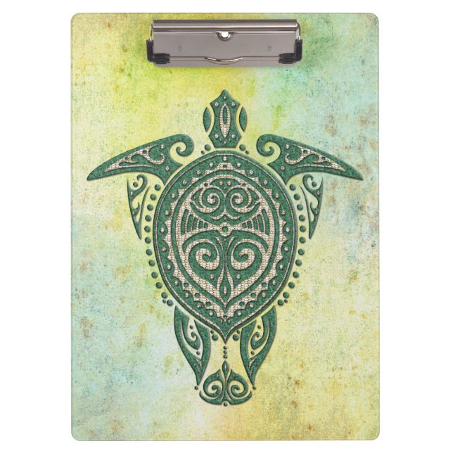 Shamanic Sea Turtle Symbol + your ideas Clipboard (Front)