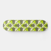 Shamanic Sea Turtles Pattern - green Skateboard (Horz)