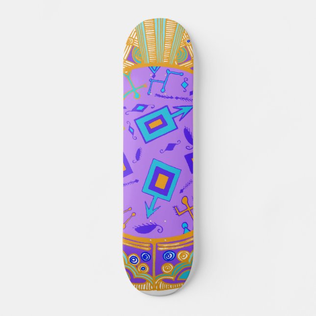 Shaman's VooDoo Tribal Spell Skateboard (Front)