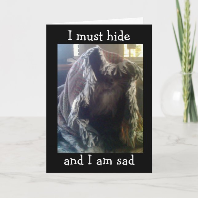 SHAME - I **MISSED** YOUR BIRTHDAY CARD (Front)