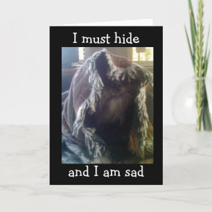 SHAME - I **MISSED** YOUR BIRTHDAY CARD