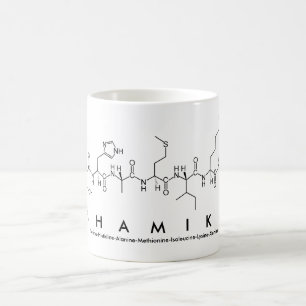 Shamika peptide name mug