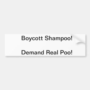 Shampoo Bumper Sticker