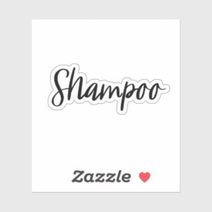 Shampoo Storage Sticker