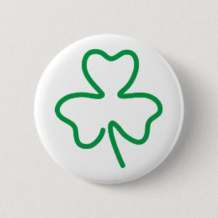 Shamrock 2 Inch Round Button