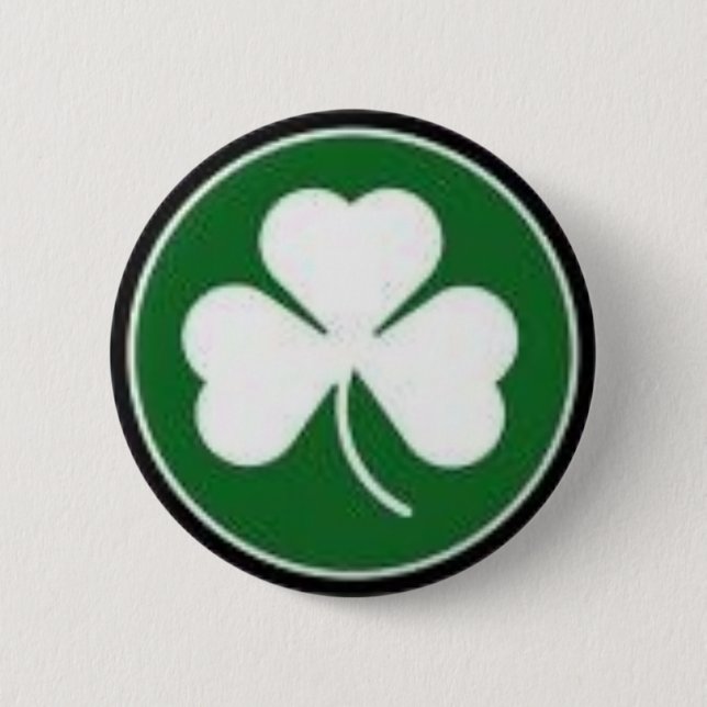 shamrock 2 inch round button (Front)