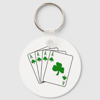 Shamrock Aces Keychain