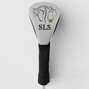 Shamrock and Horseshoe Golf Head Cover