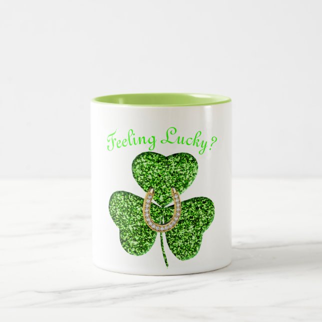 Shamrock And Horseshoe Mug (Center)