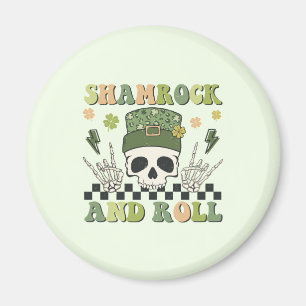 Shamrock and Roll Magnet