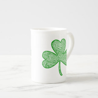 Shamrock Bone China Mug