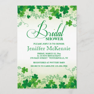 Shamrock Borders Invitation