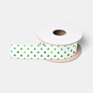 Shamrock Bright Green - Micro Satin Ribbon
