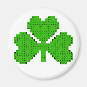 Shamrock Building Blocks Drawing Magnet