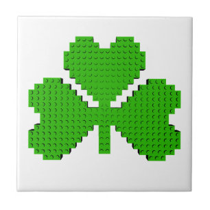 Shamrock Building Blocks Drawing Tile