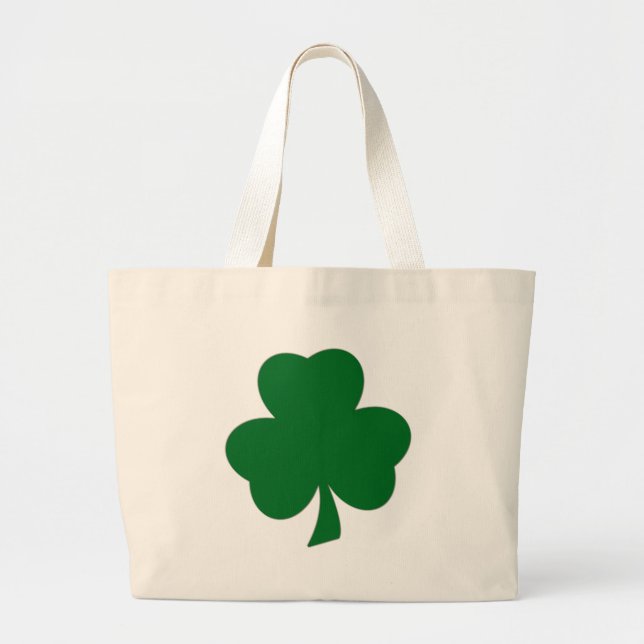 Shamrock Canvas Tote Bag (Front)