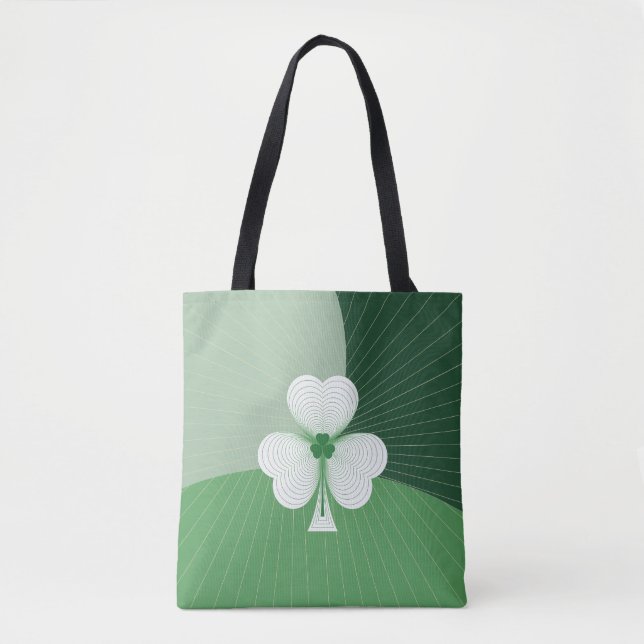 Shamrock Cascade Tote Bag (Front)