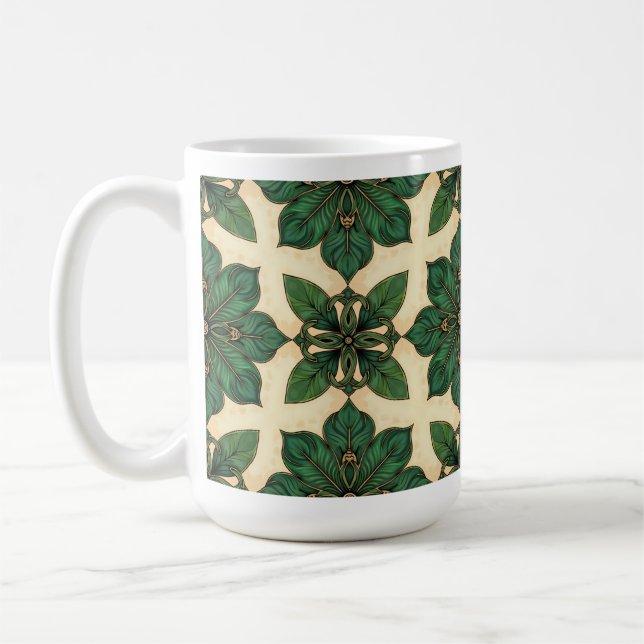 Shamrock Celtic Knot Mug (Left)