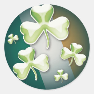 Shamrock chanceux - Autocollant