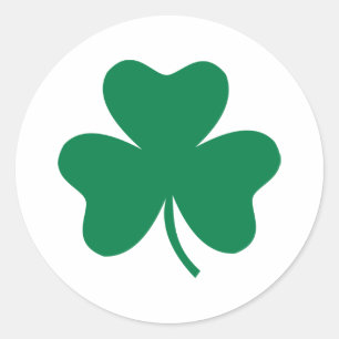 Shamrock Classic Round Sticker