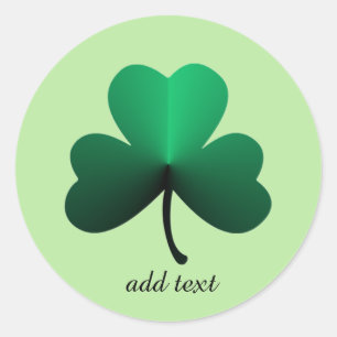 Shamrock Classic Round Sticker