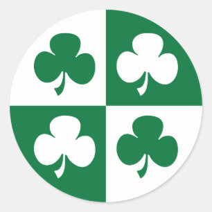 Shamrock Classic Round Sticker