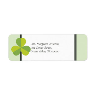 Shamrock Clover Deux Tons Vert Personnalisé