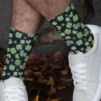 Shamrock Clover Green St. Patrick's day Socks