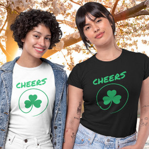 Shamrock Clover Irish Pride St Patricks Day Cheers T-Shirt