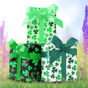 Shamrock Clover St Patrick's Day Feuille verte Flo