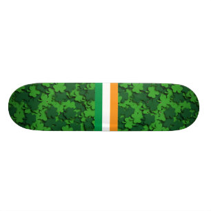 Shamrock Confetti Skateboard