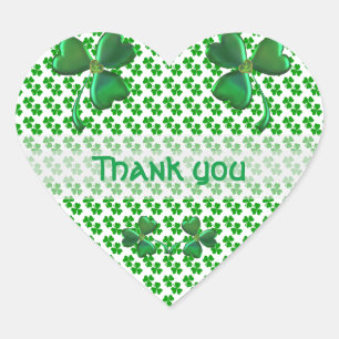 Shamrock Custom thank you Irish Envelope Seal
