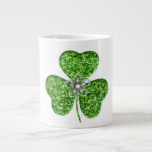 Shamrock De parties scintillant Et Mug Fleur Jumbo