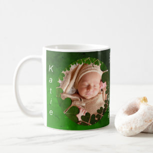 Shamrock de St. Patrick +Photo Mug