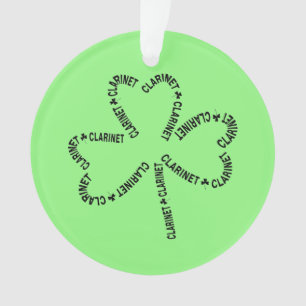 Shamrock de texte Clarinet