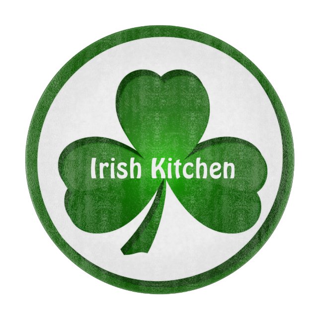 Shamrock Design Cutting Board (Front)
