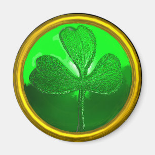 Shamrock detail from SAINT PATRICK'S CELTIC HEART Magnet