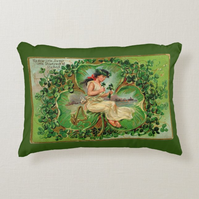 Shamrock D'Irlande Coussin Accent (Devant)