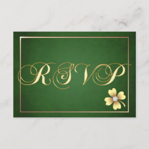 Shamrock d'or Celtic St Patrick's Day Rsvp